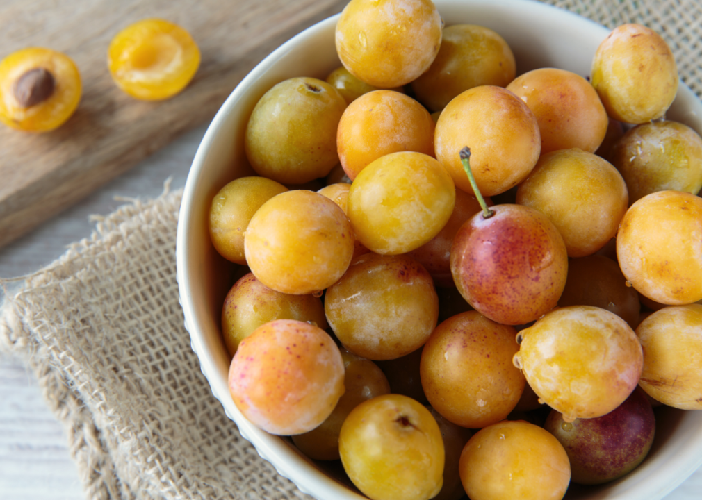Mirabelle plums